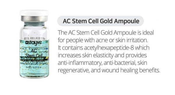 ☆YYY☆　AC stem cell Ampoule×３本 stayve-ac-stem-cell-gold-