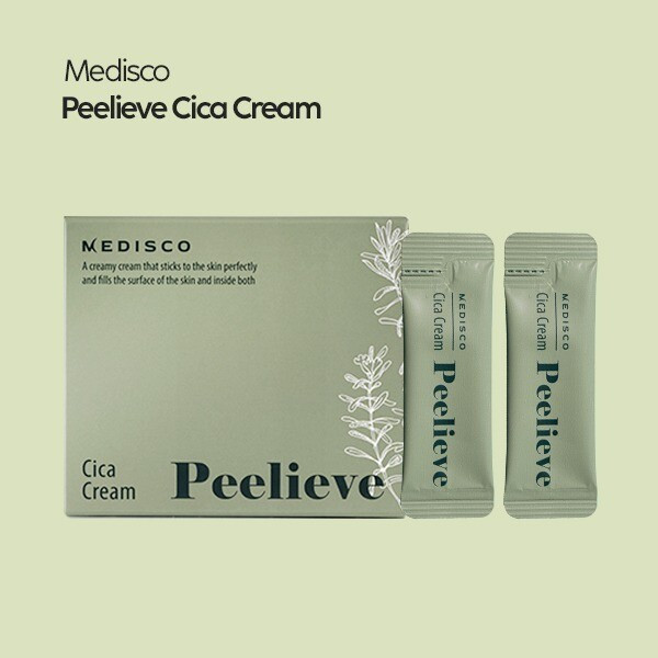 【鎮静＆保湿】Medisco PeelieveCicaCream 1箱30袋 stayve-medisco-peelieve-cica-