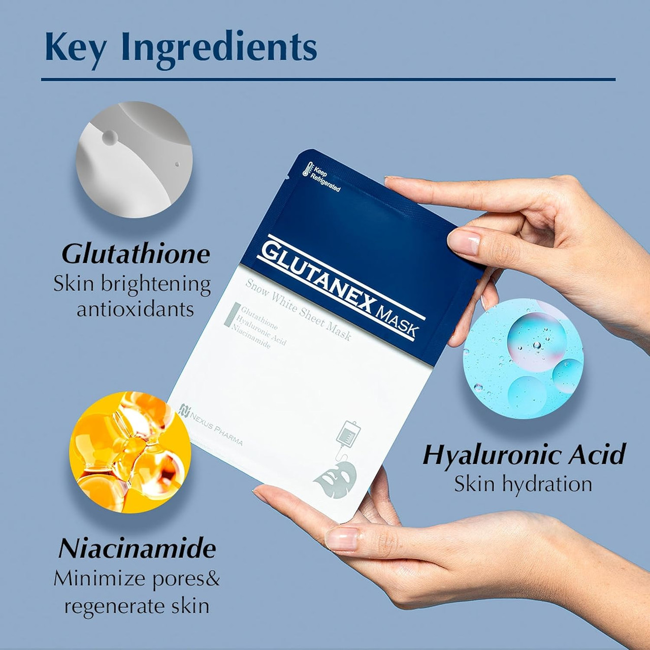 snow white glutathione price Glutathione 500mg main image 0