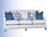 4490 Transitional Fabric Sofa with nailhead