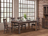 Kimberly Reclaimed Barn wood 2-tone  42" x 72" table 