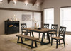 Harper Collection with lattice back chairs