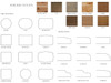 Salt Creek Table top shape options, table edge options, wood choices.