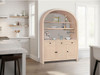 Liz Arched Coffee and Wine bar cabinet