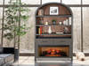 Fireplace bookcase