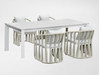 Alexa Outdoor Dining table and chairs