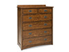 Oak Park Six Drawer Gentleman's Chest