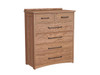 Oak Park Six Drawer Standard Chest- Taupe