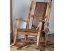 Sedona Rocking Chair, Microfiber on Rustic Oak.