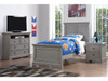 Tamarack Twin Bed in Gray finish