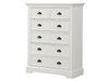 6 Drawer Chest in Tamarack White color. (6 drawer chest shown to illustrate color)