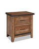 Taos One Drawer Nightstand
tudded metal detailing for distinctive unique design
•Option of one drawer nightstand with metal drawer or standard two drawer nightstand
•Nightstand features built-in USB port for convenient charging
