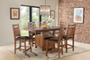 Oak Park Gathering Island with Box Base
•Constructed from Solid American Red Oak with an authentic Mission Finish
•Trestle table features two 13.5" self-storing leaves
•Gathering tables features 20" butterfly leaf
•Gathering table base showcases storage compartment and 4 bottle pull-out wine tray
•Tables include ultra glide cable slides for easy opening and closing of table top
•Table tops are 5/4" thick and have a durable polyeurethene finish
•True Mortise and Tenon detailing
