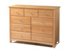 Shaker 7 Drawer Dresser