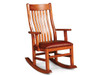 Urbandale II rocker with leather seat (Also available in Fabric or wood seat)