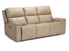 Jarvis zero gravity reclining sofa- Leather Parchment