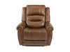 Oscar Power Reclining Lift Chair with adjustable headrest and lumbar. Shown in Leather