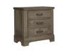 Stone Grey Night Stand