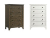chest of drawers shown in both colors