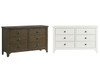 Dressers shown in both colors