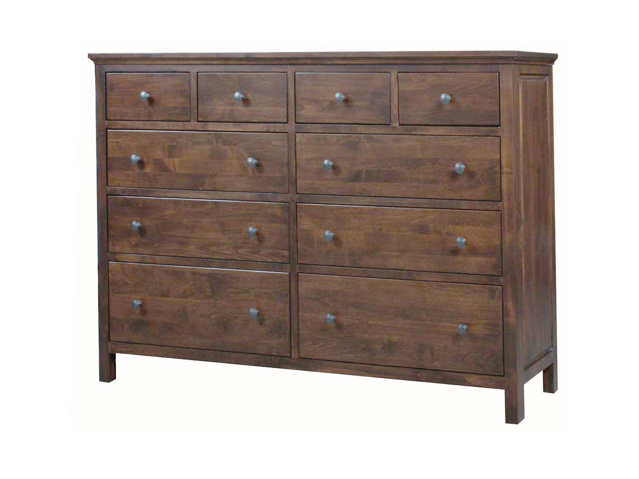 Heritage 10 drawer dresser- 2 deep drawers