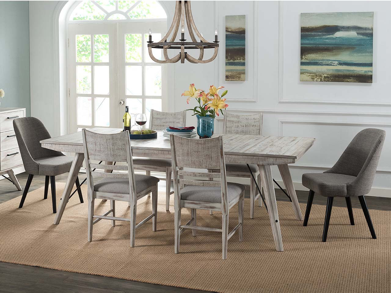 Urban Rustic Mid Century Chairs