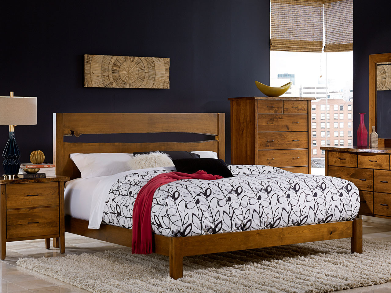Victor Live edge bedroom set