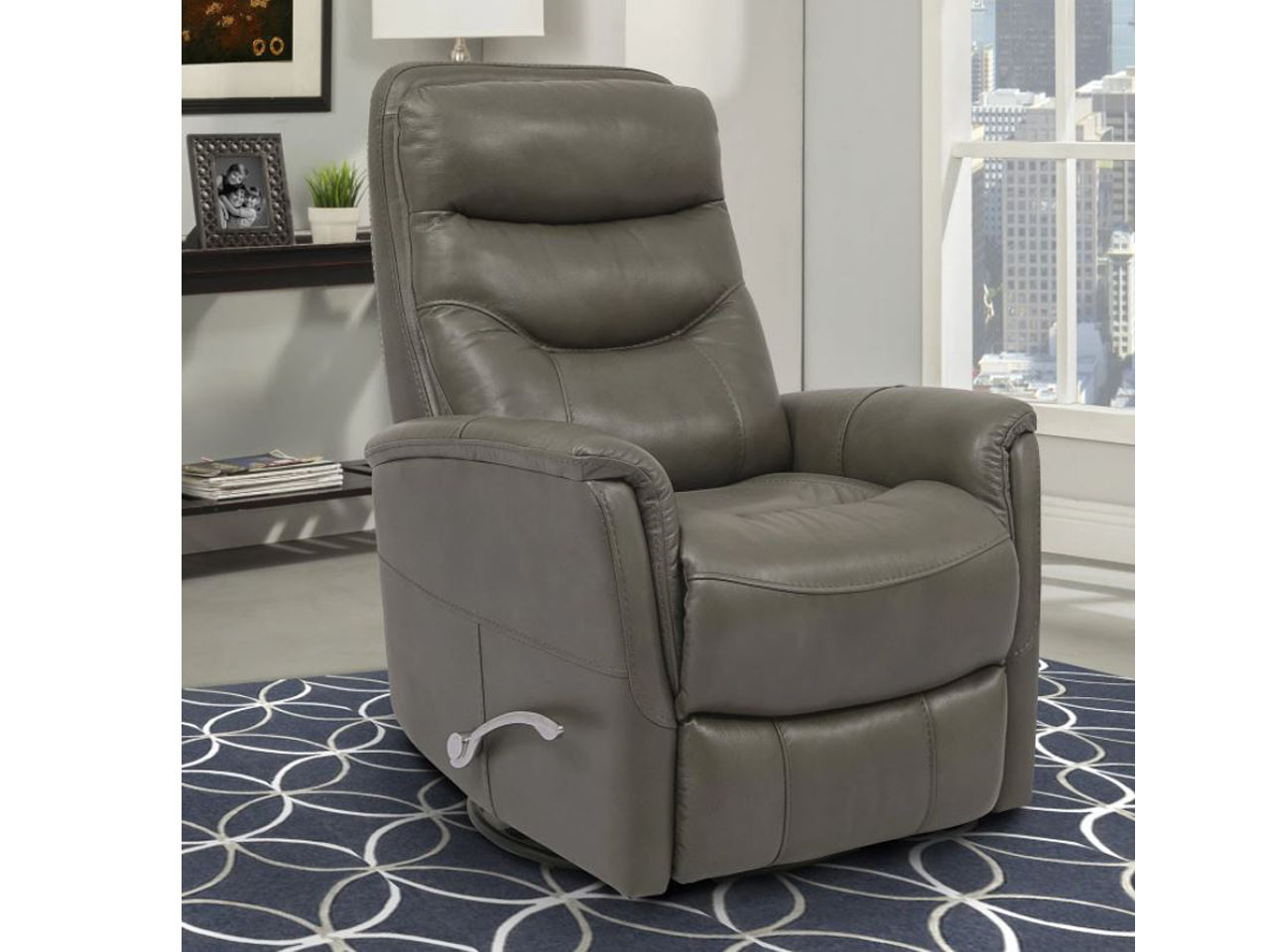 Solana Triple Power Reclining Recliner- Moon Mist or Space Gray