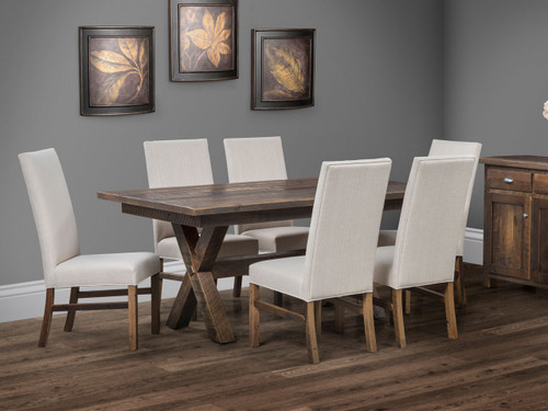 Davinci Reclaimed barn wood 42" x 108" table