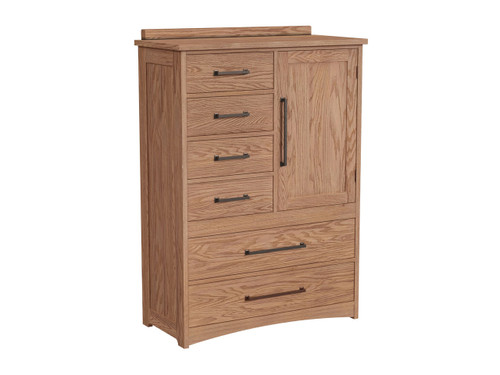 Oak Park Six Drawer Standard Chest- taupe