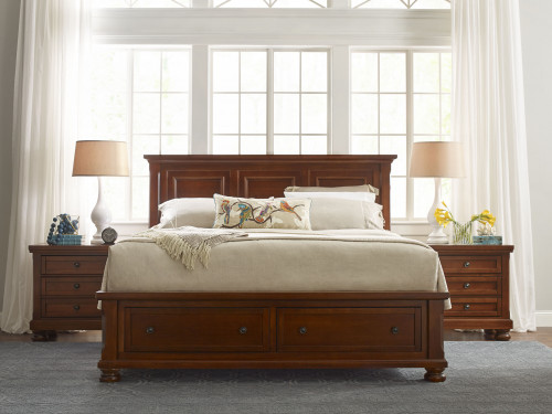Reflections Mansion bed with Storage Footboard. Available in Queen or King Size.  Reflections Mansion bed with Storage Footboard. Available in Queen or King Size.