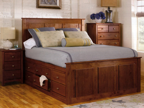 Shaker 3 Drawer Night Stand Wide