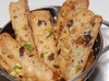 This is a variation of our traditional biscotti. It has chopped pistachios and shaved chocolate throughout. 
