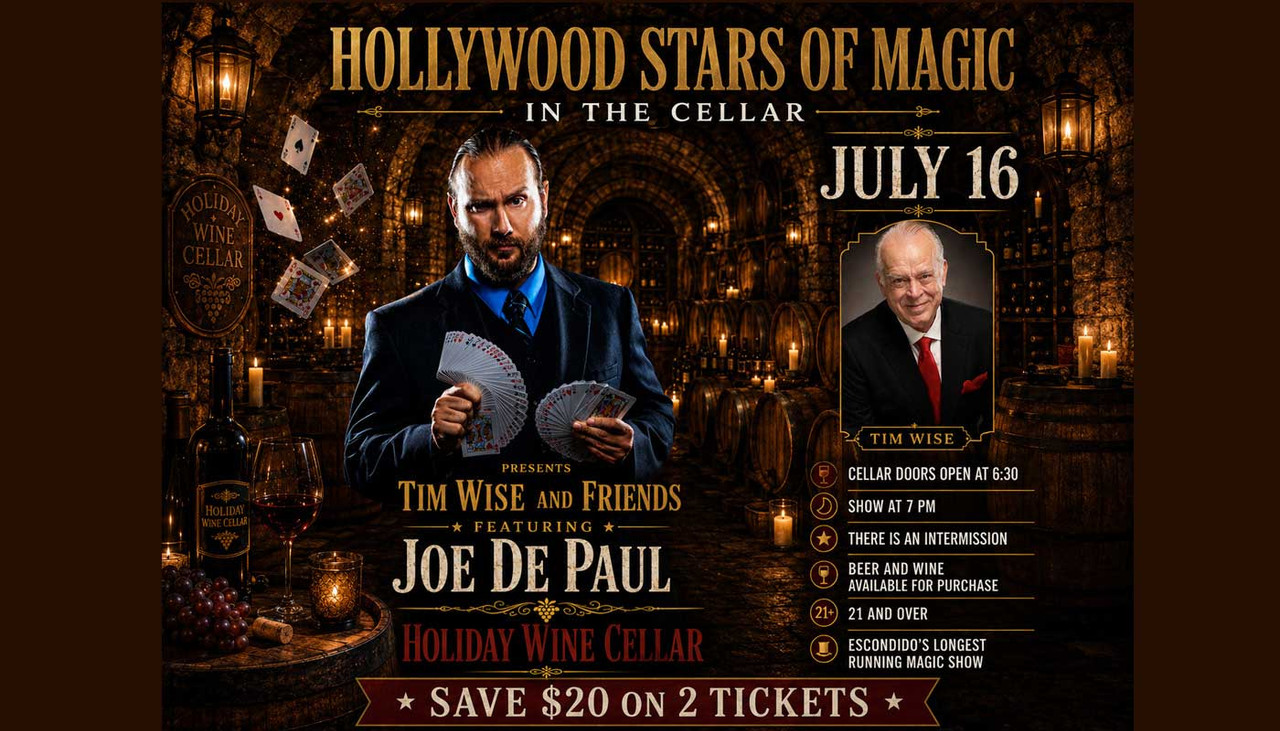 Magic is back inside the Beverage Bunker that transforms into the Magic Cellar on July 16th!