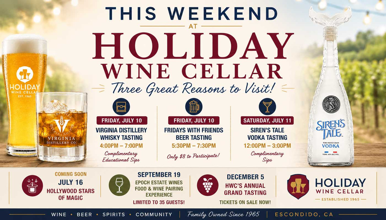 Whisky on Friday, Beer Friday night, Vodka Saturday—and tickets are selling for our biggest events of the year.