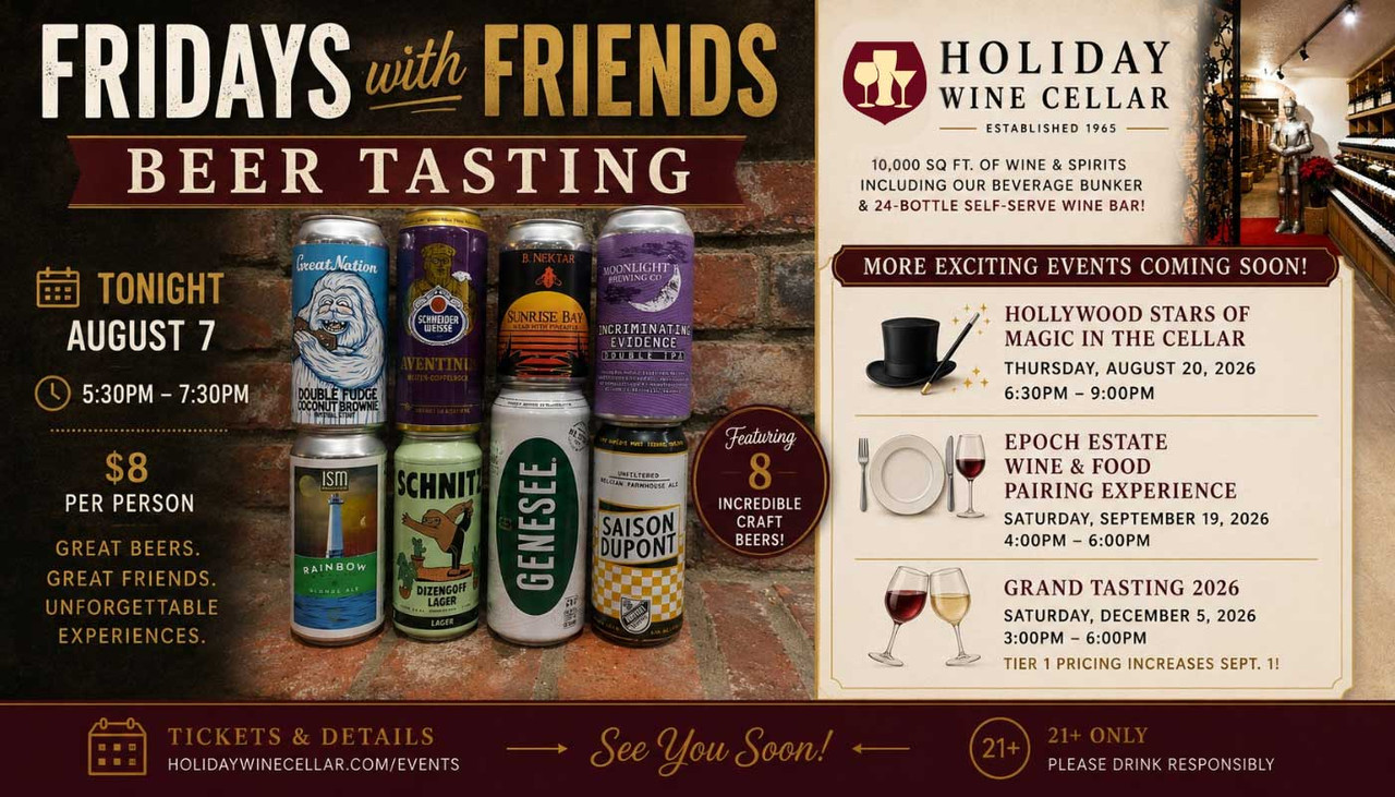 FWF Beer Tasting is one you don't want to miss this week!