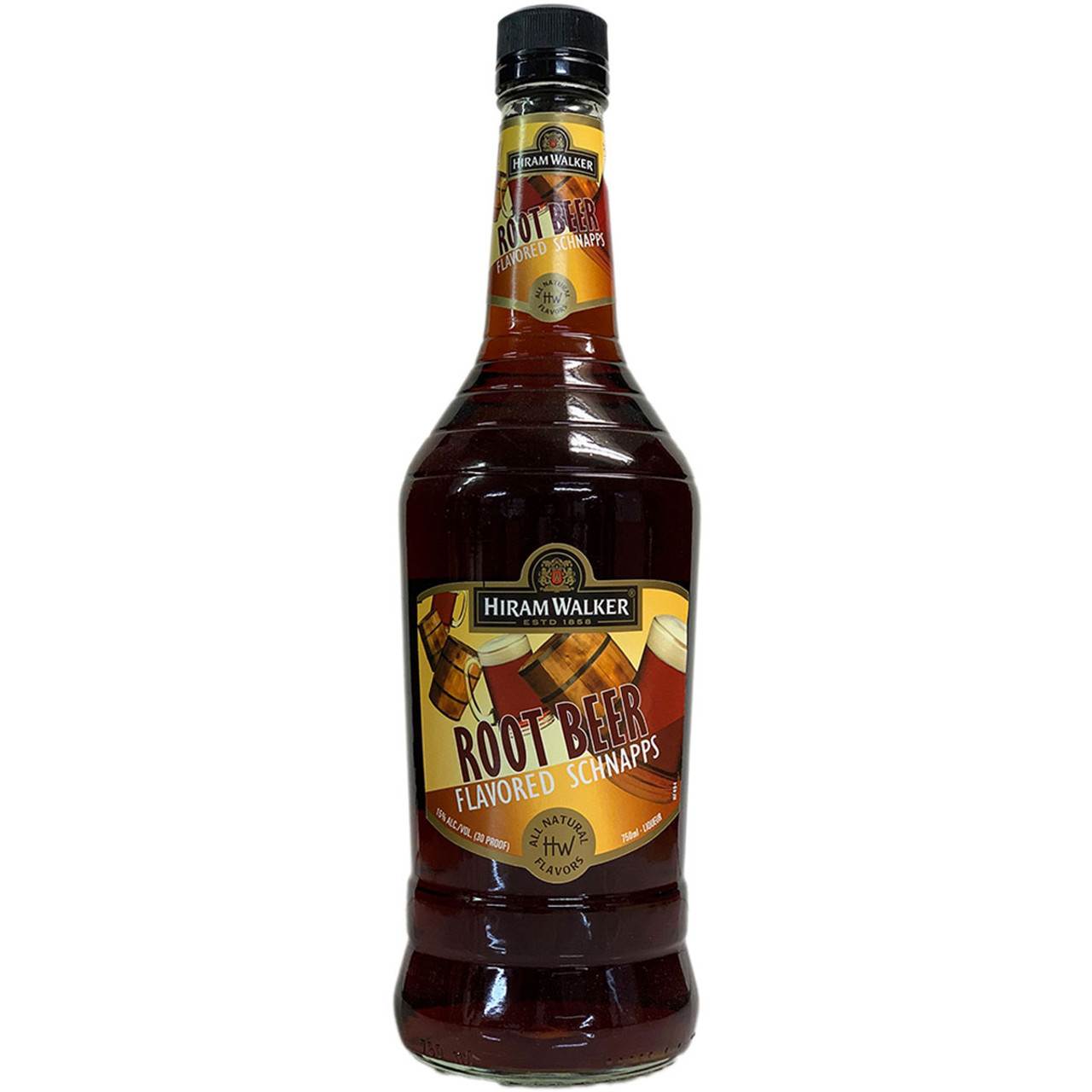 Hiram Walker Root Beer Schnapps Holiday Wine Cellar