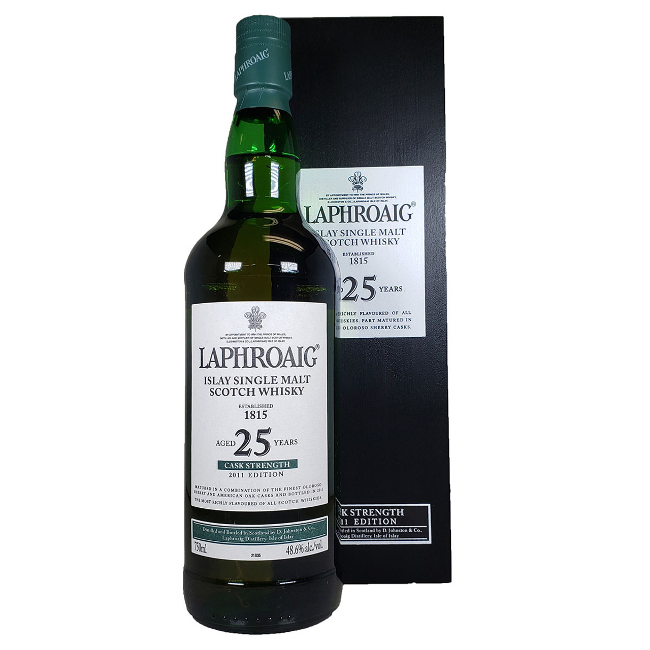 Laphroaig 25 Year Old Cask Strength (750mL) 