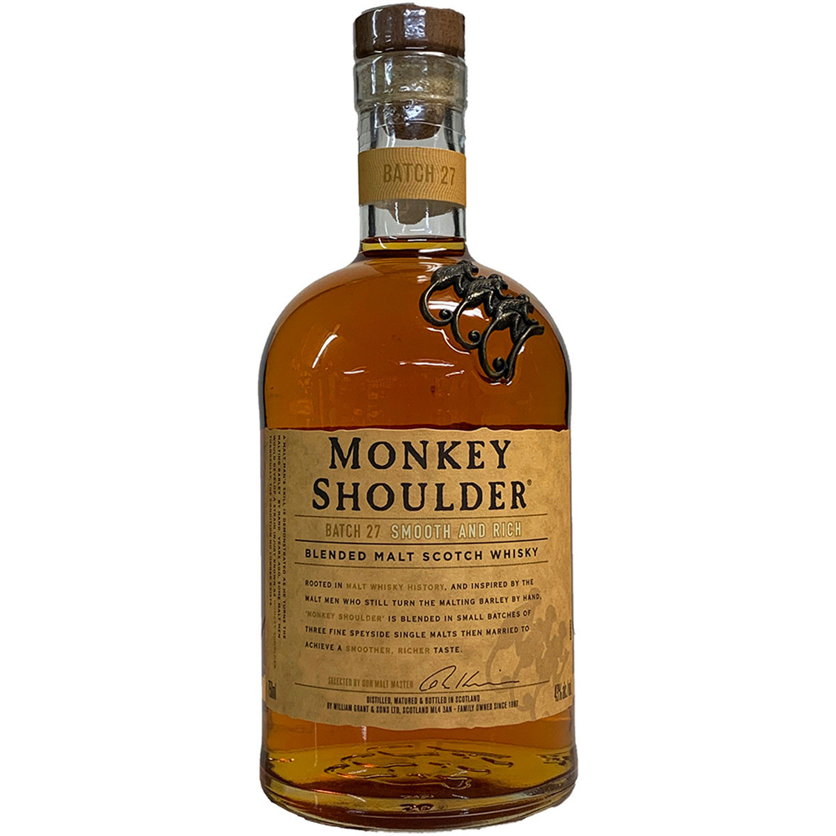 Monkey Shoulder Blended Malt Scotch Whisky