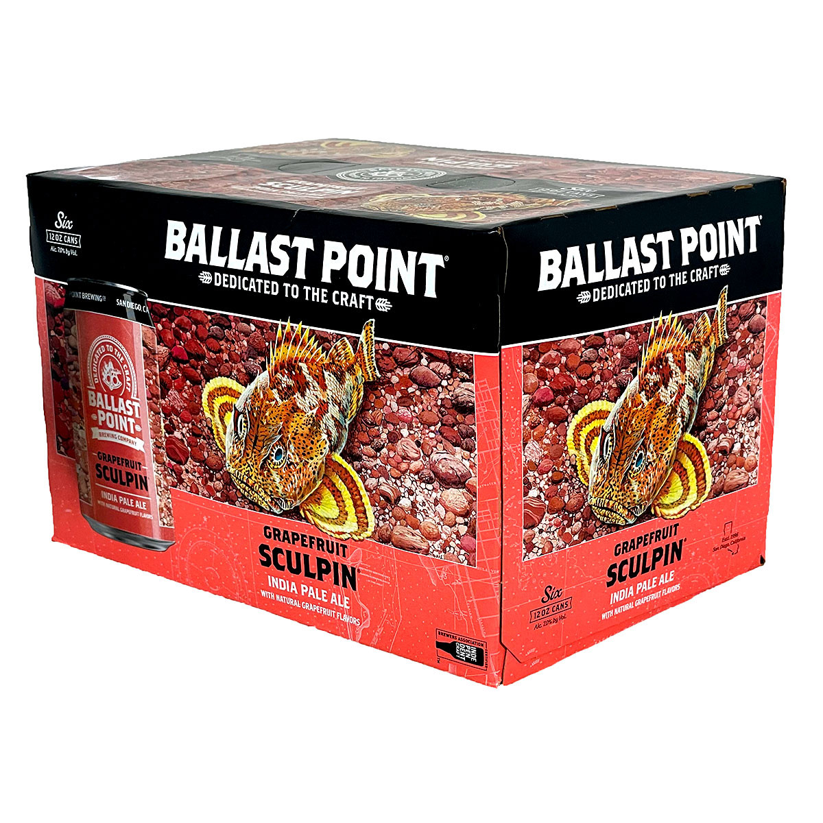 Ballast Point Grapefruit Sculpin IPA 6-Pack Can