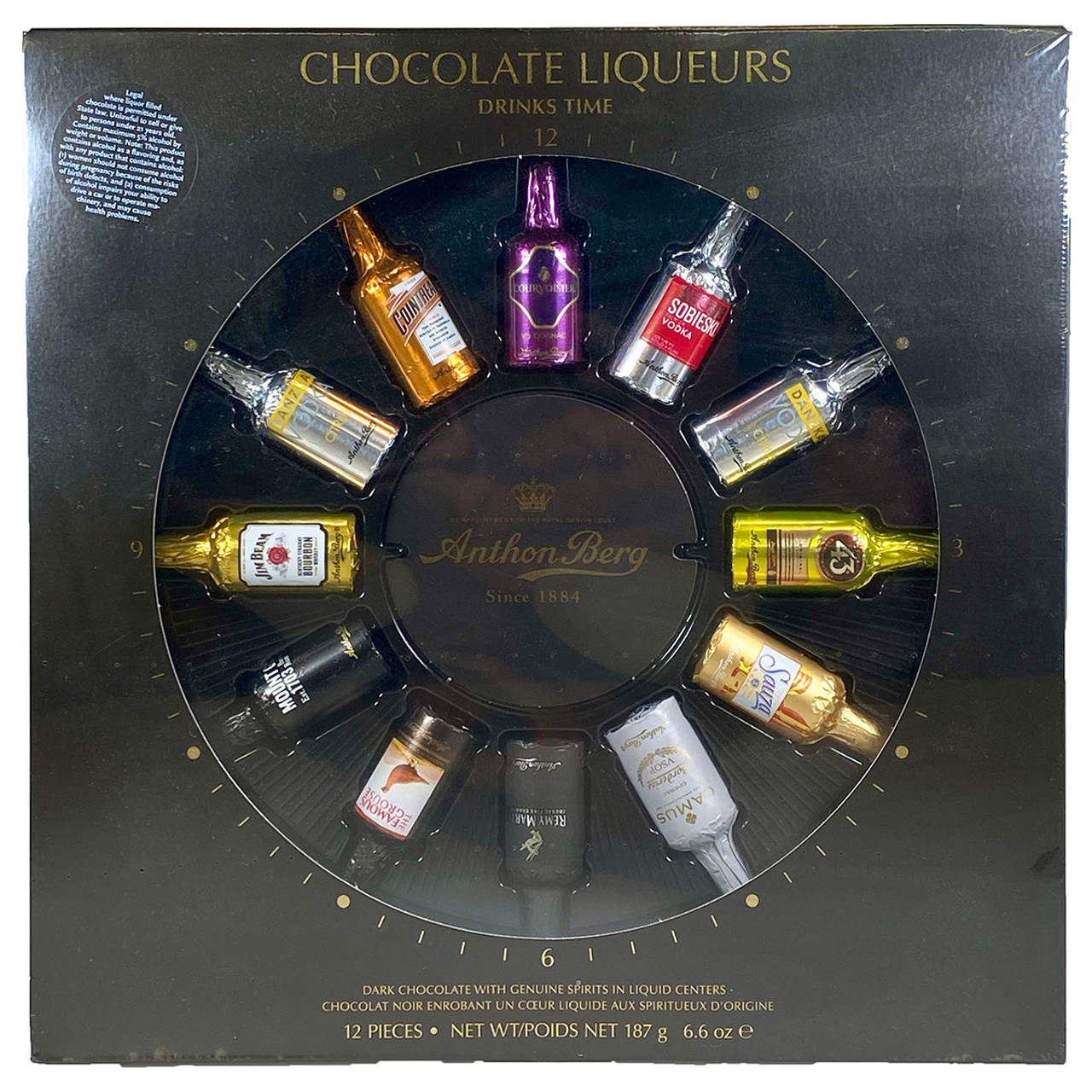 Anthon Berg 12-Piece Liqueur Filled Chocolates Gift Box