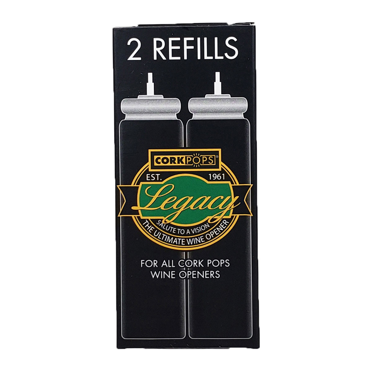 CORKPOPS Legacy Wine Bottle Opener Refill Cartridges