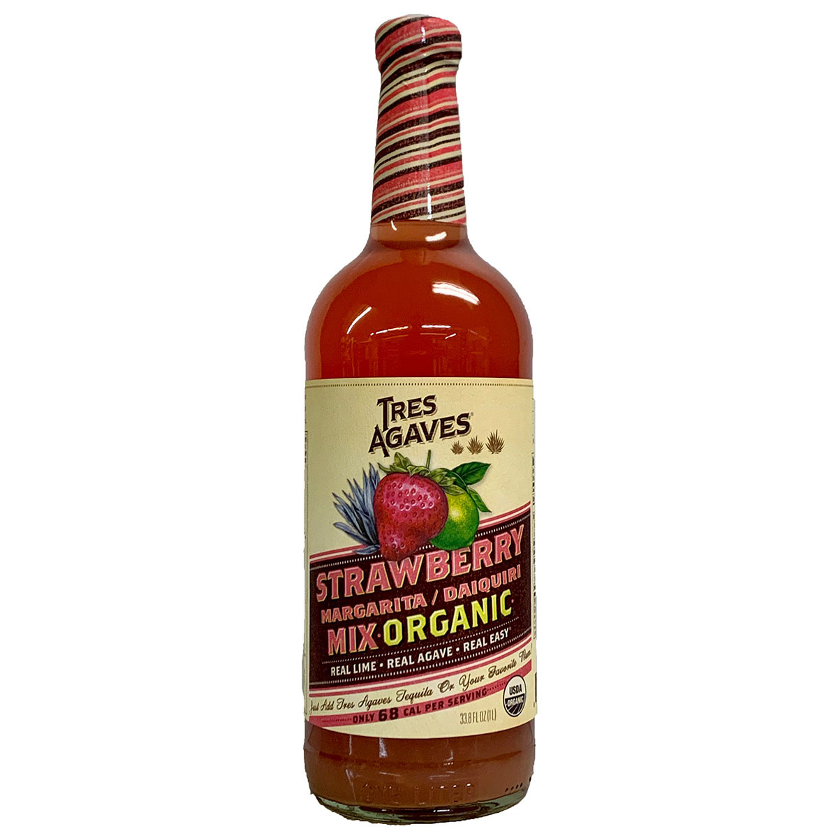 Tres Agaves Organic Strawberry Lime Margarita Mix