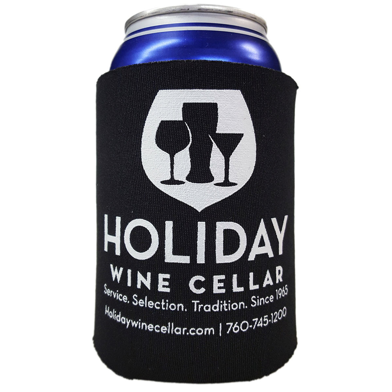 Holiday Wine Cellar Beer Koozie - Holiday Wine Cellar