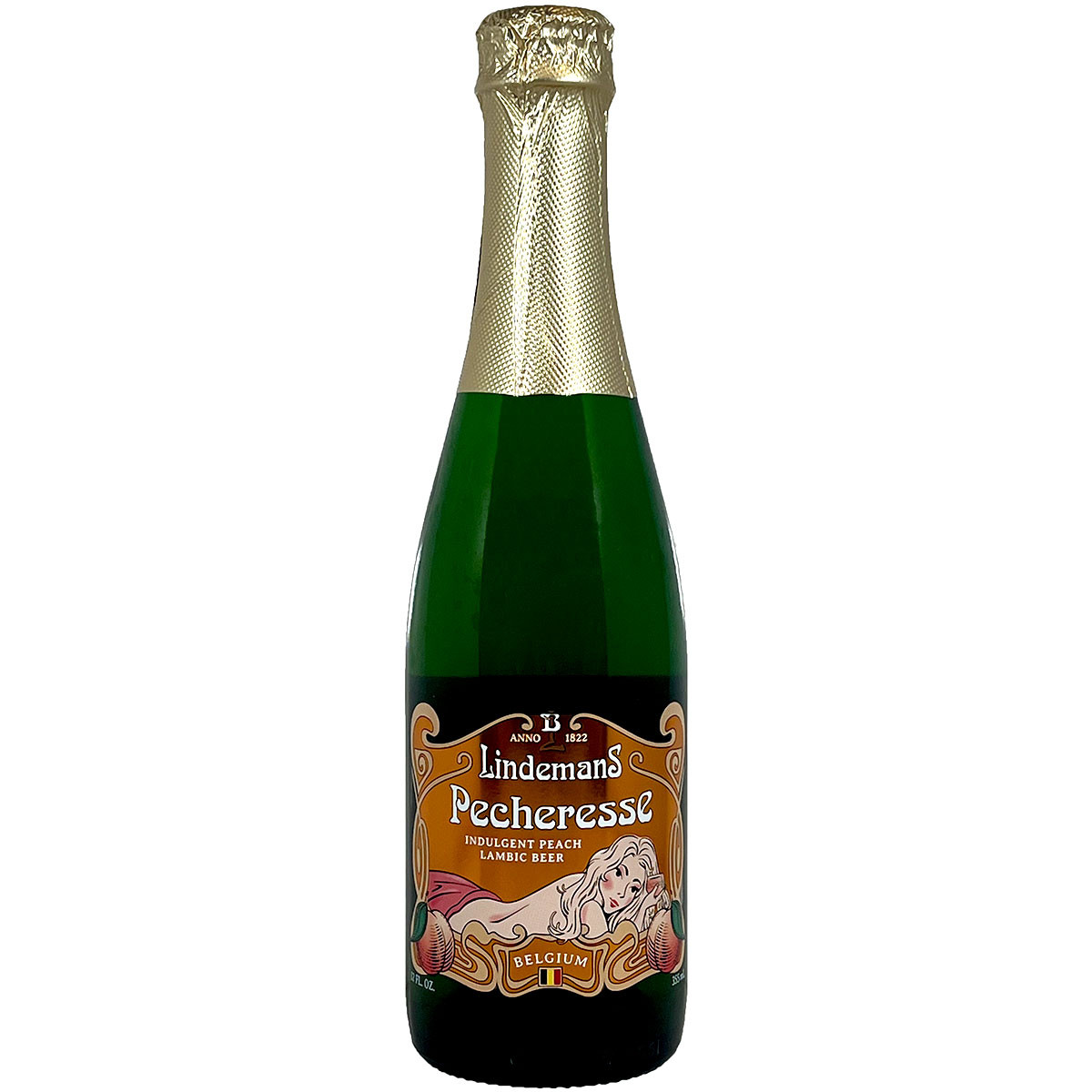 Gilles Sacksick、les peches de La Roche Lindemans Pecheresse Peach Lambic Beer