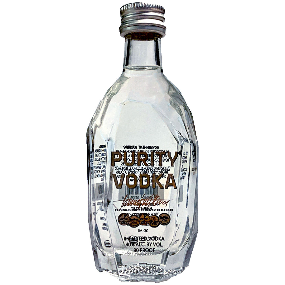 Purity Organic Swedish Vodka 50ml