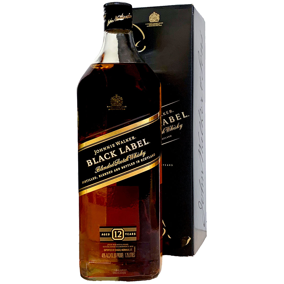 Johnnie Walker Black Label ウイスキー JOHNNIE WALKER BLACK 1.75L | Premium Spirits & Liquor Online