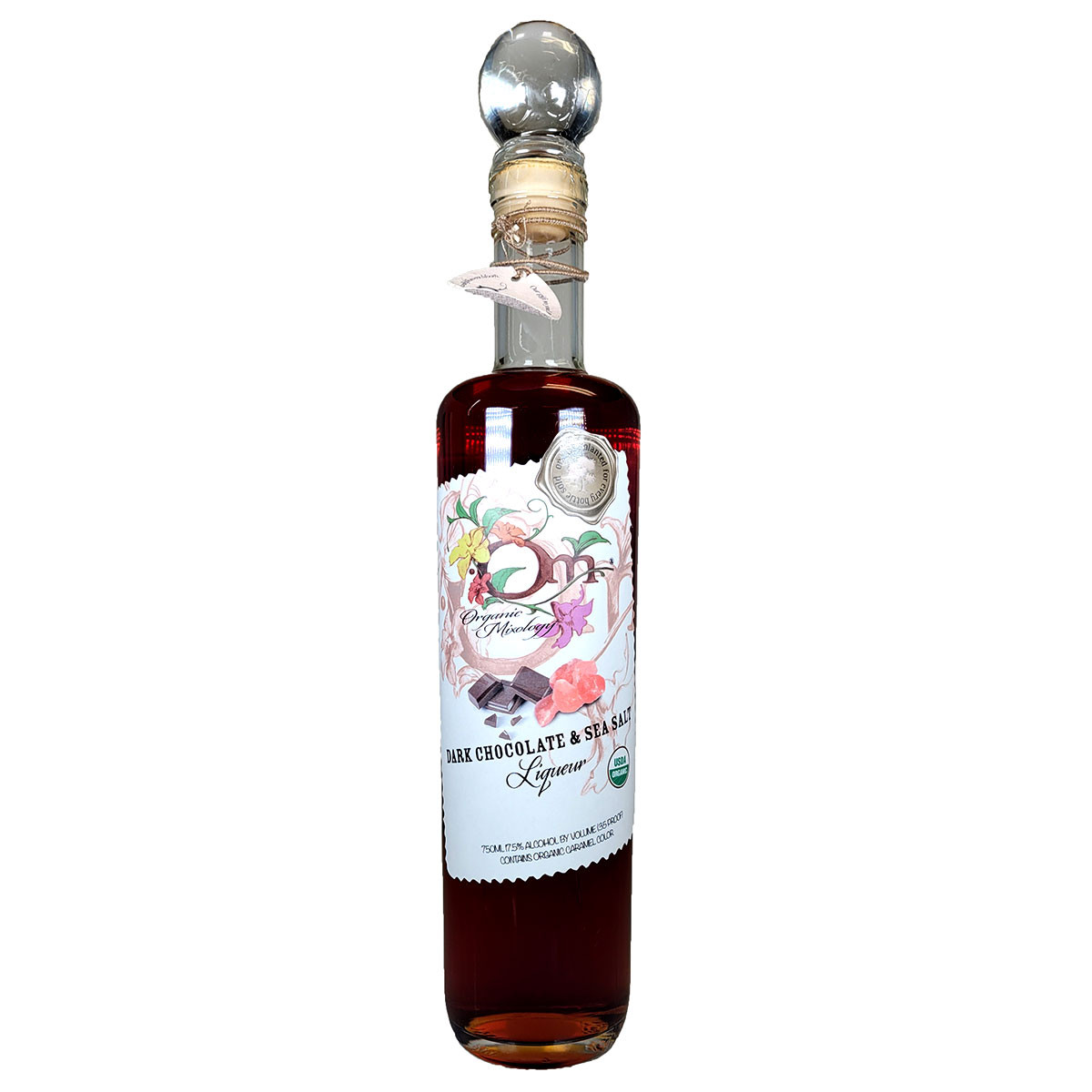 Organic Mixology OM Dark Chocolate Sea Salt Liqueur Holiday Wine Cellar