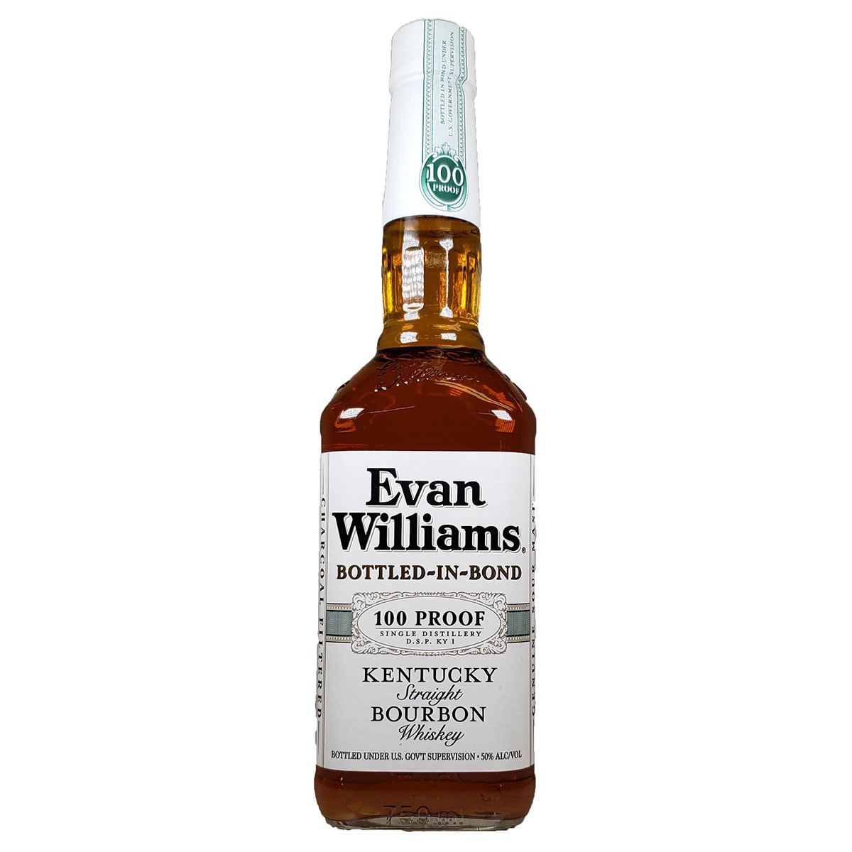 Evan Williams White Label Bottled In Bond Straight Bourbon