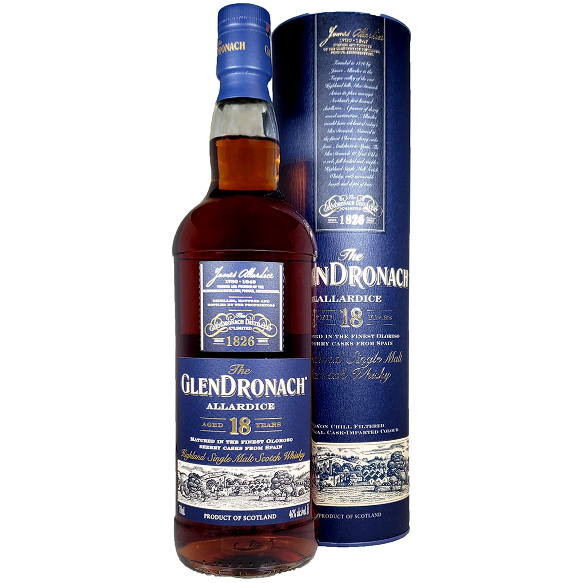 The GlenDronach Allardice 18年 Glendronach Allardice 18 Year Highland Scotch Whisky